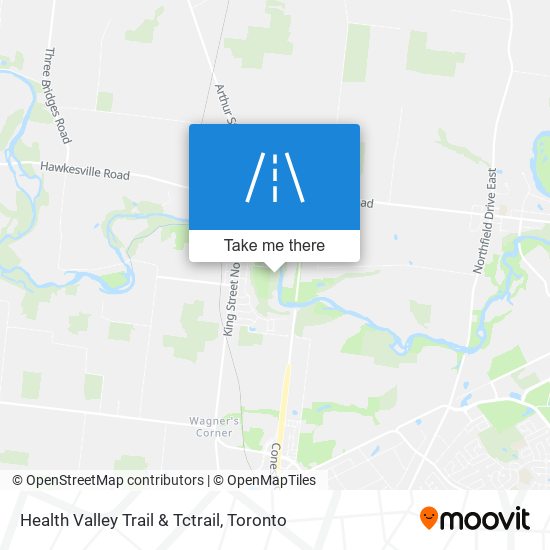 Health Valley Trail & Tctrail map