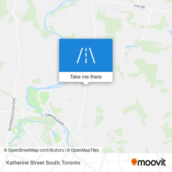 Katherine Street South map