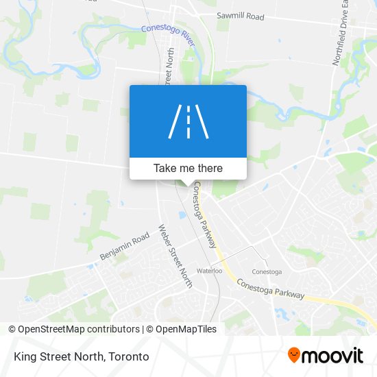 King Street North map