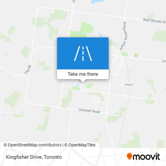 Kingfisher Drive map