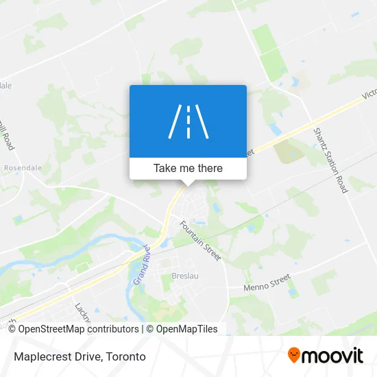 Maplecrest Drive map