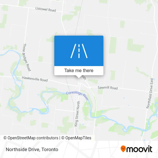 Northside Drive map