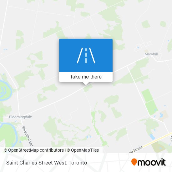 Saint Charles Street West map