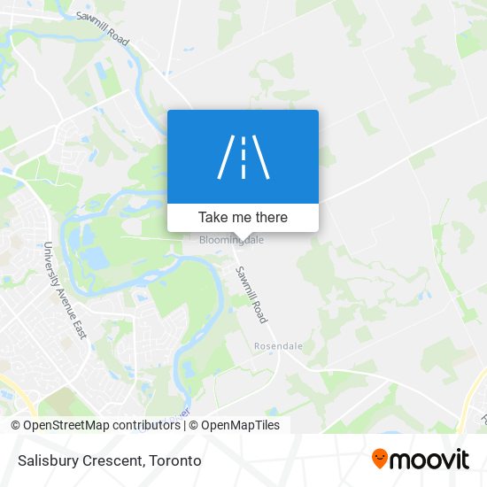 Salisbury Crescent map