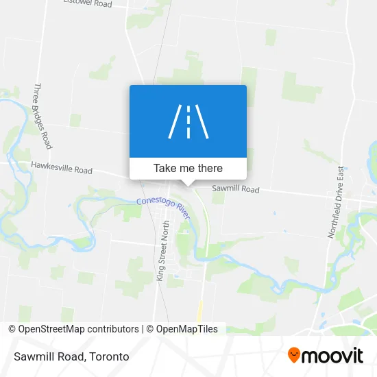 Sawmill Road map