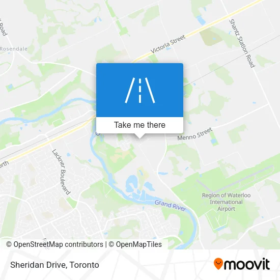 Sheridan Drive map