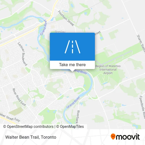 Walter Bean Trail map