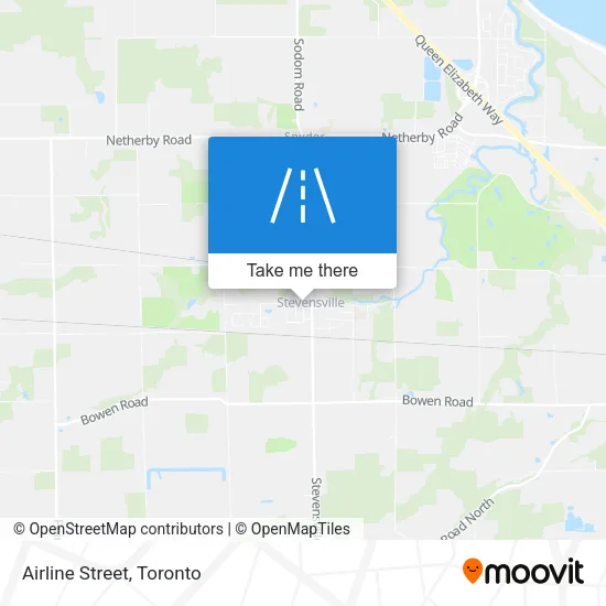 Airline Street map