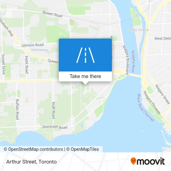 Arthur Street map