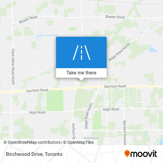 Birchwood Drive map