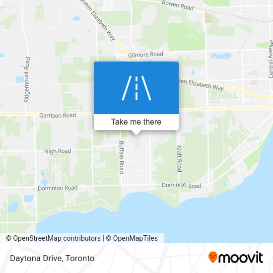 Daytona Drive map