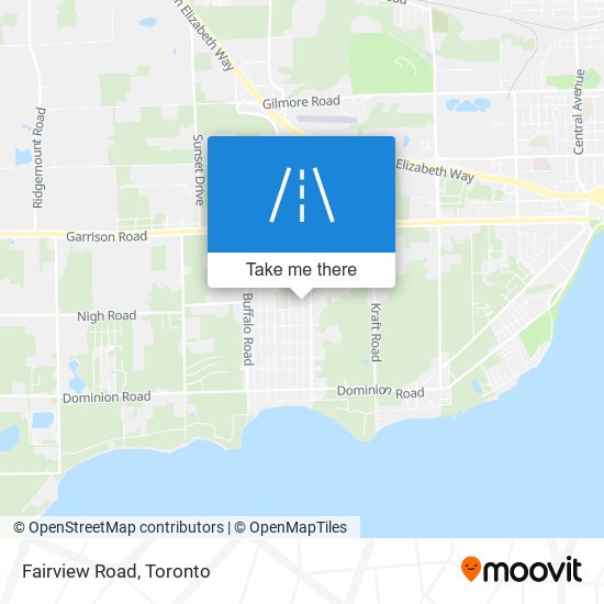 Fairview Road map