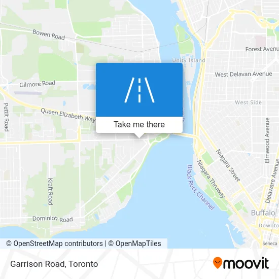 Garrison Road map