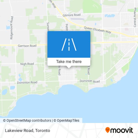 Lakeview Road map