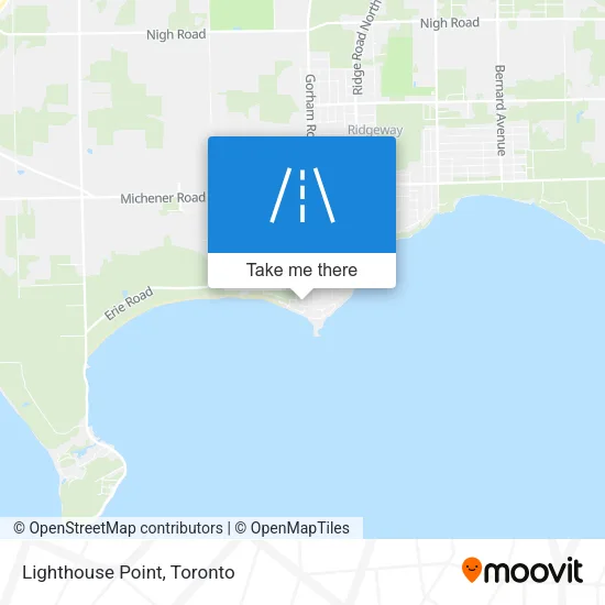 Lighthouse Point map
