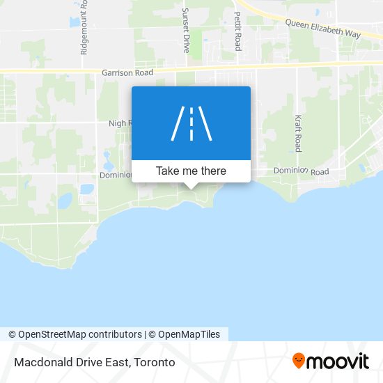 Macdonald Drive East map