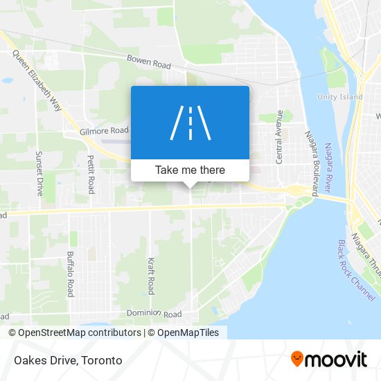 Oakes Drive map