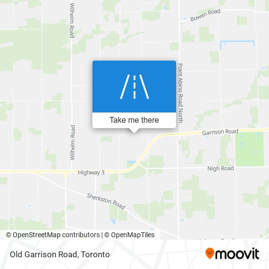 Old Garrison Road plan