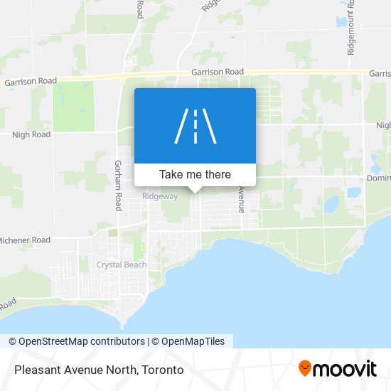 Pleasant Avenue North map