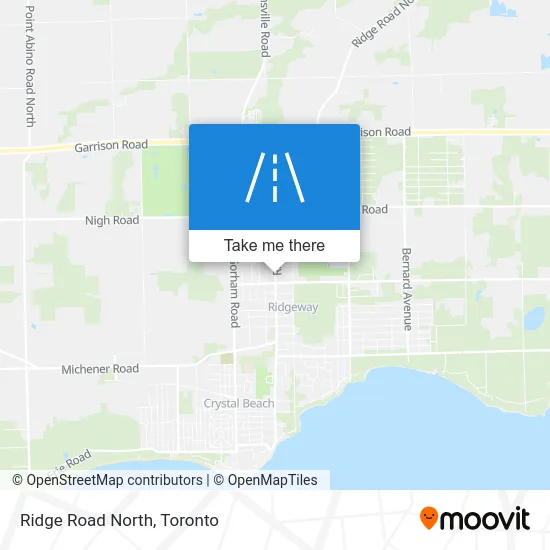 Ridge Road North map