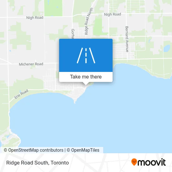 Ridge Road South map
