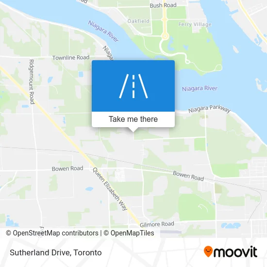 Sutherland Drive map