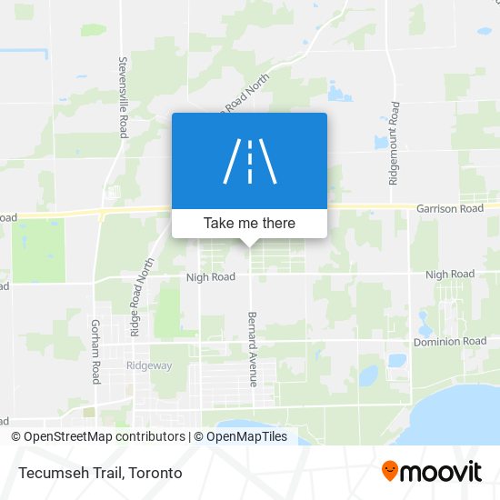 Tecumseh Trail map