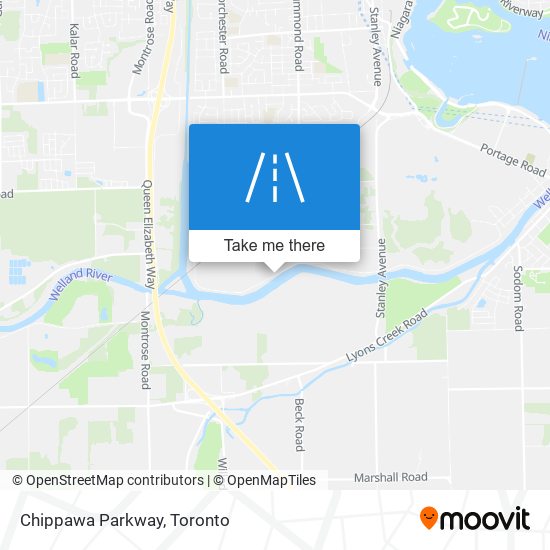 Chippawa Parkway map