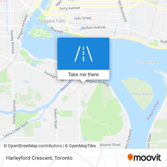 Harleyford Crescent map