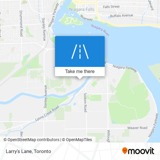 Larry's Lane map