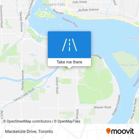 Mackenzie Drive map