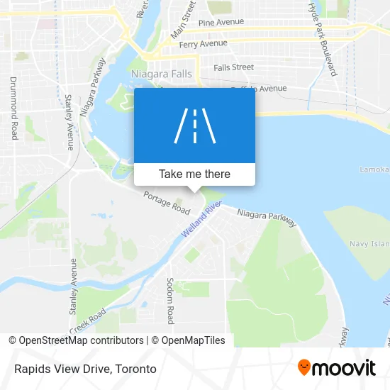 Rapids View Drive map