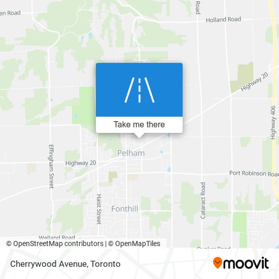 Cherrywood Avenue map