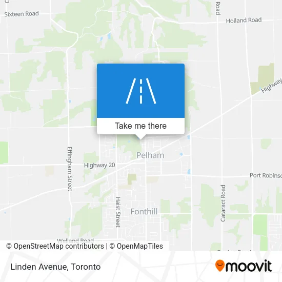 Linden Avenue map