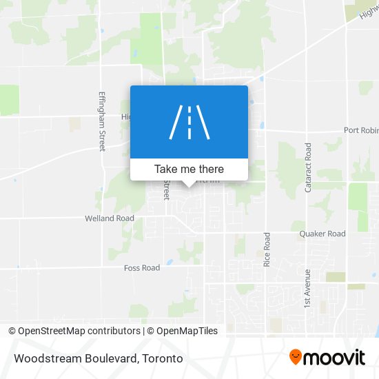 Woodstream Boulevard plan