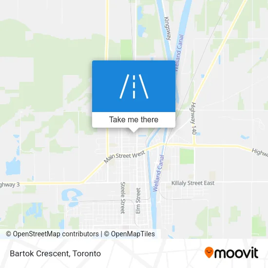 Bartok Crescent map