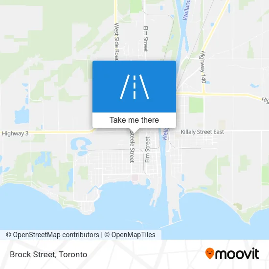 Brock Street map