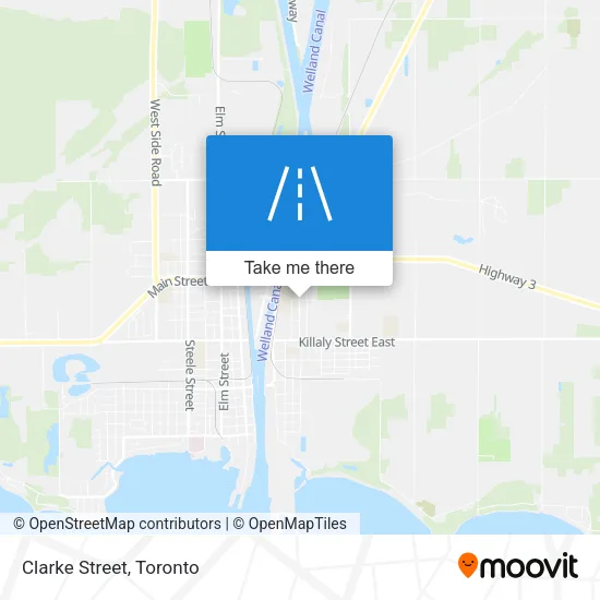Clarke Street map