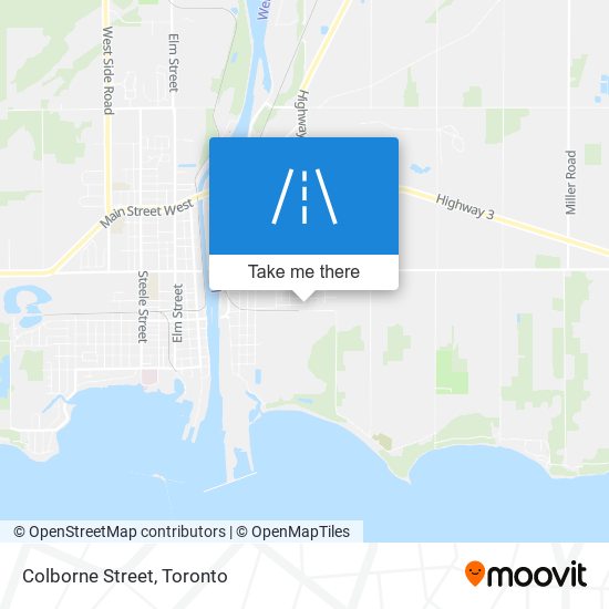 Colborne Street map