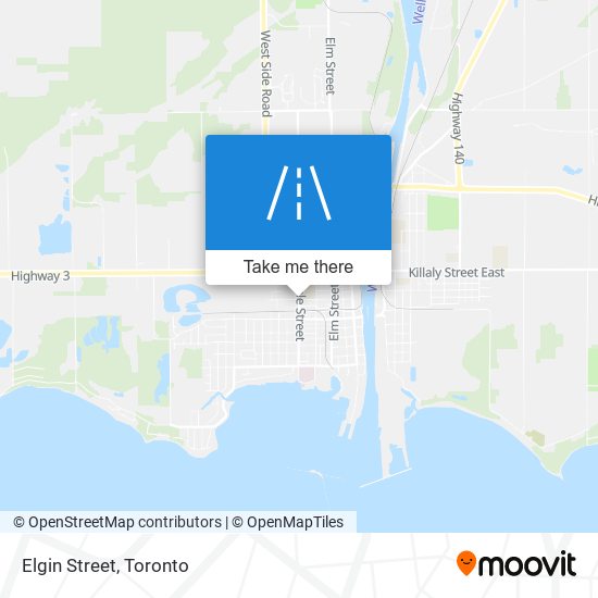 Elgin Street map