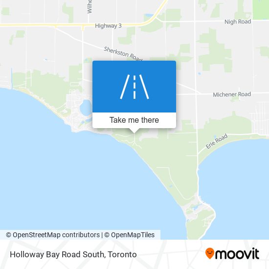Holloway Bay Road South plan