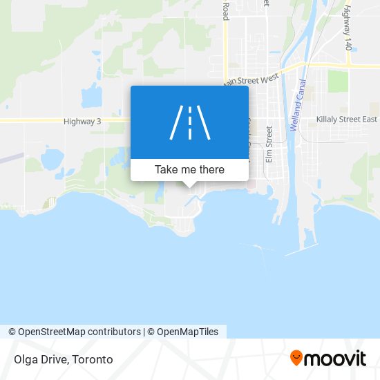 Olga Drive map