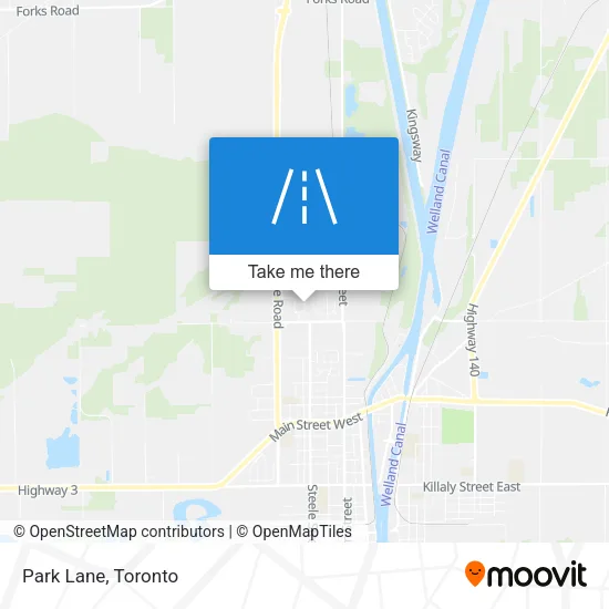 Park Lane map