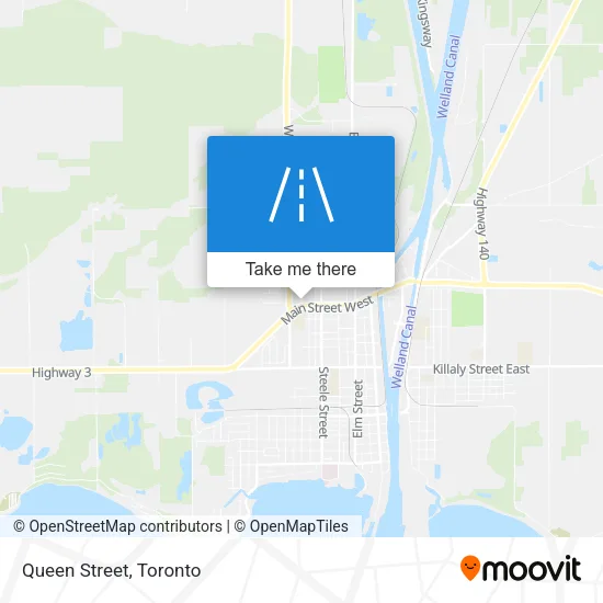 Queen Street map