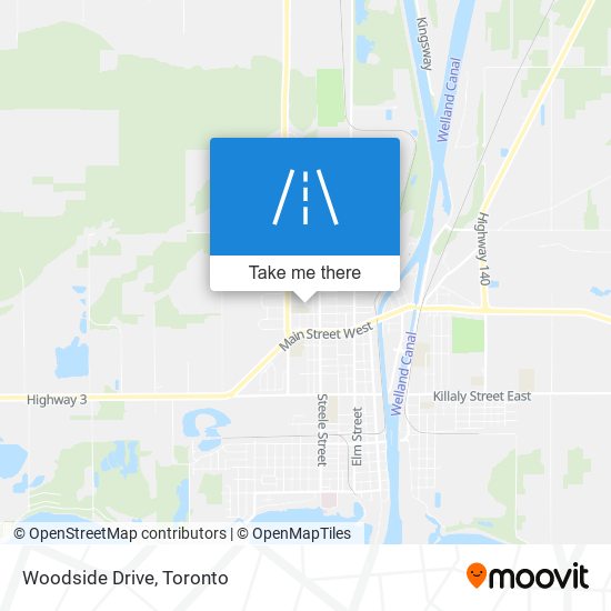 Woodside Drive map