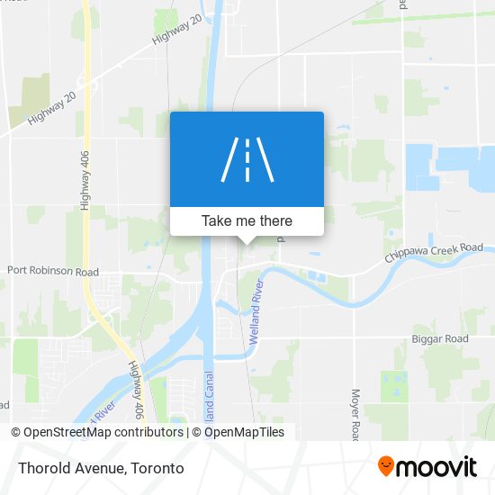 Thorold Avenue map