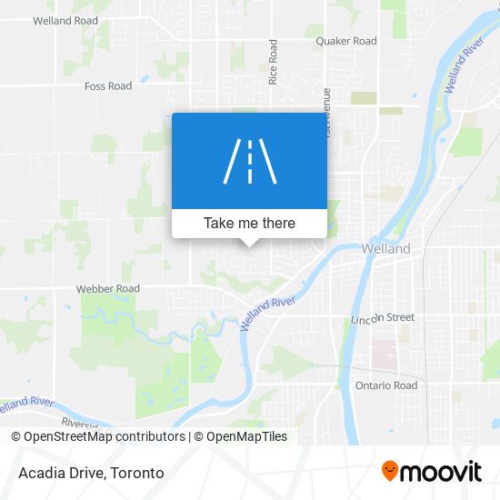 Acadia Drive map