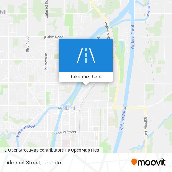 Almond Street map