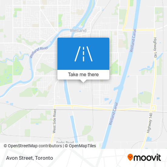 Avon Street map