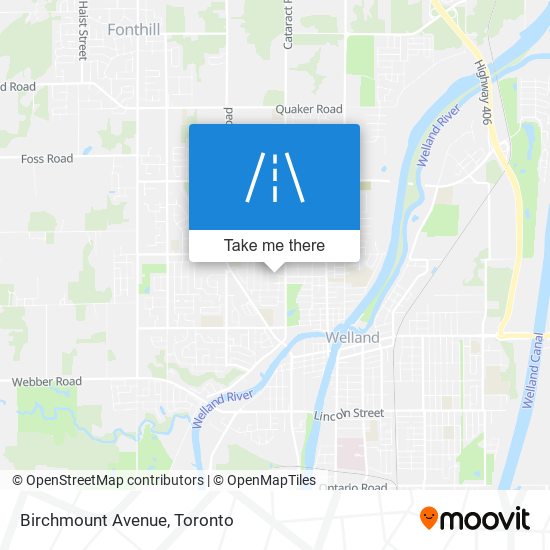 Birchmount Avenue map